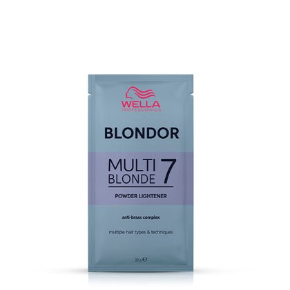 Wella Blondor Multi Blonde Hair Lightener Powder Up to 7 Levels of Lift 1 oz