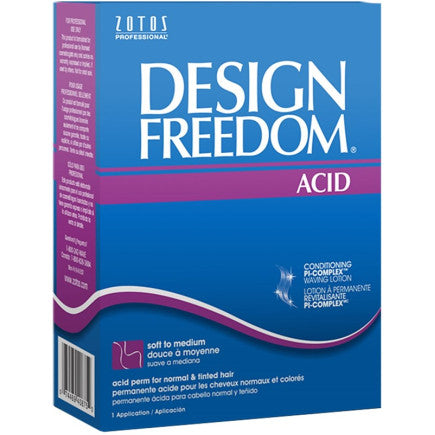 Zotos Design Freedom Acid Perm for Normal Resistant or Tinted Hair Soft to Medium