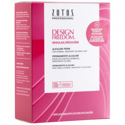 Zotos Design Freedom Regular Alkaline Perm Normal Resistant Gray Hair Firm