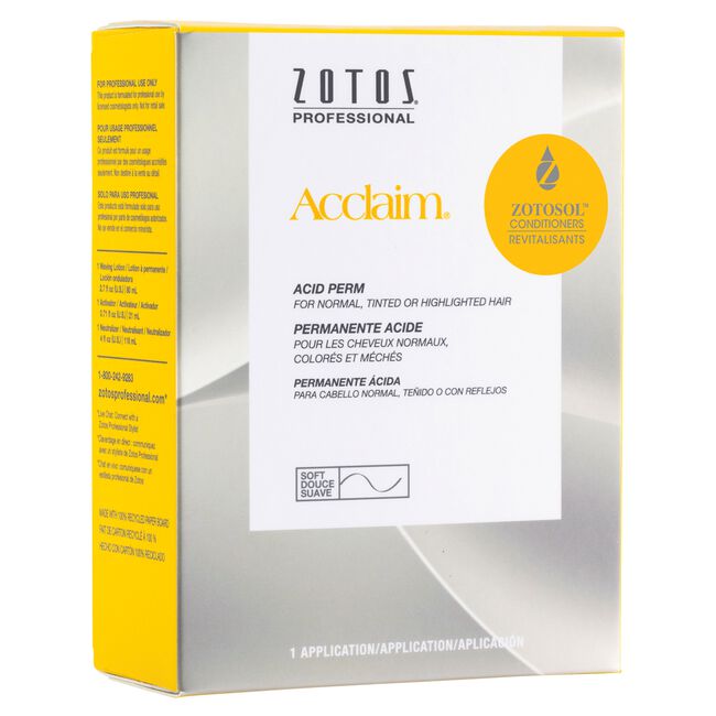 Zotos Acclaim Acid Perm for Normal Tinted or Highlighted Hair Soft