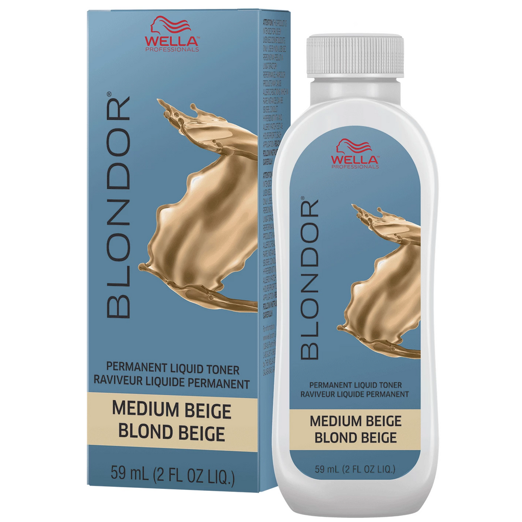 Wella Blondor Permanent Liquid Hair Toner 2 oz