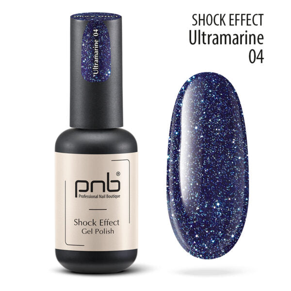PNB Professional Nail Boutique Reflective Gel Nail Polish Color 0.28 oz Shock Effect