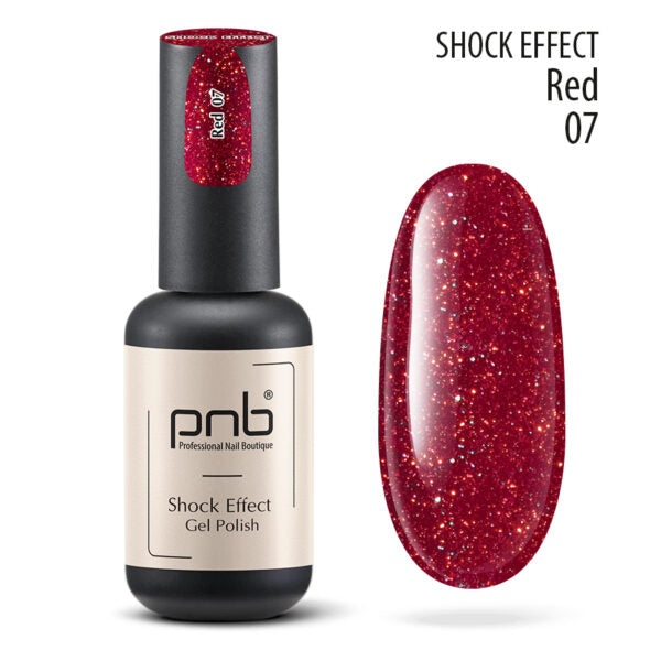 PNB Professional Nail Boutique Reflective Gel Nail Polish Color 0.28 oz Shock Effect