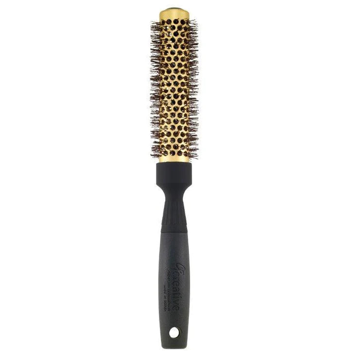 Creative Hair Tools Gold Nano Ceramic Hair Brush with 6 Inch XL Long Barrel
