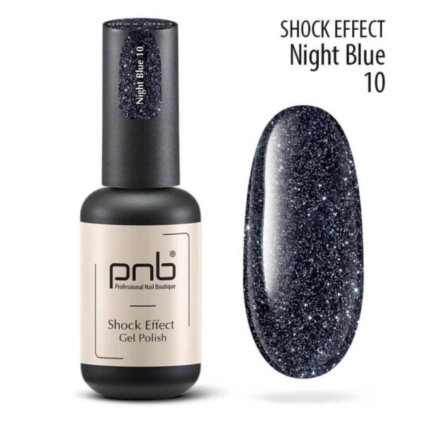 PNB Professional Nail Boutique Reflective Gel Nail Polish Color 0.28 oz Shock Effect
