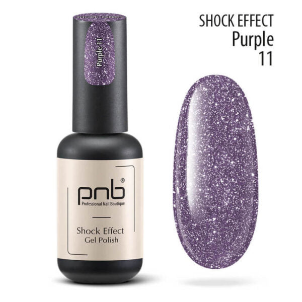PNB Professional Nail Boutique Reflective Gel Nail Polish Color 0.28 oz Shock Effect