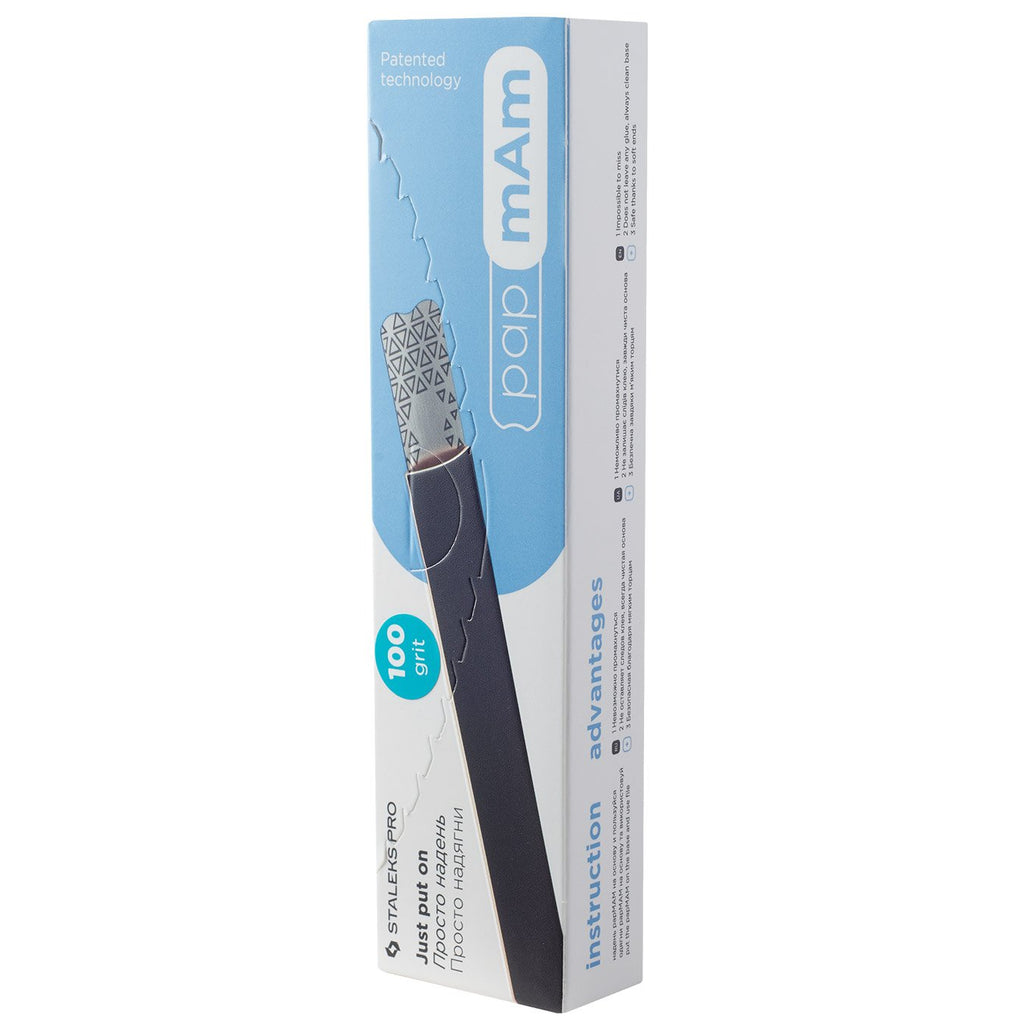 Staleks Pro Expert papmAm 22 A Set of Disposable Files-Cases for a Straight Nail File Base 50 pc DFCE-22