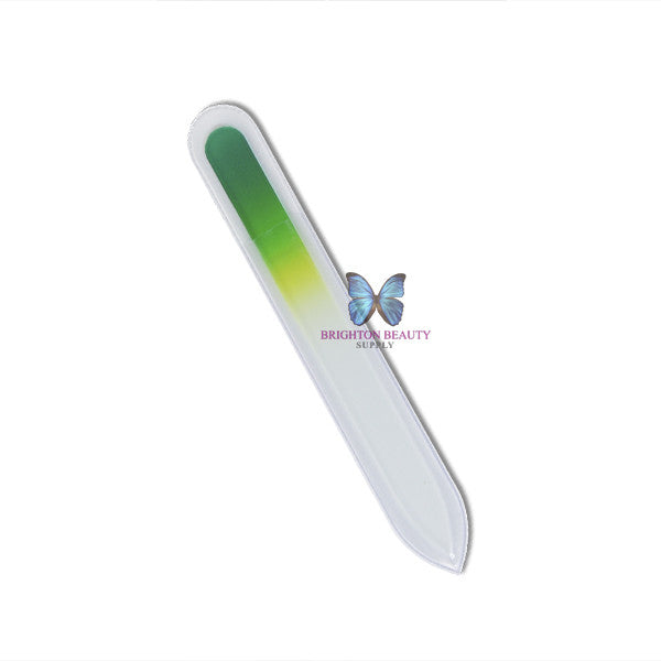 Crystal Colored Nail Files SMALL File (Green-Yellow)