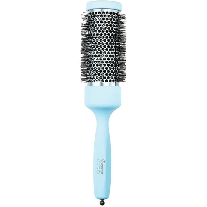 Creative Hair Tools Azzuro Italian Ceramic Thermal Hair Brush 5.5 Inch Long Barrel 2 Inch