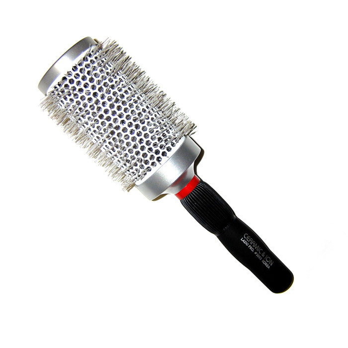 Lado White Ceramic Ionic Ivory Bristle Hot Curling Brush 3 Inch 3055