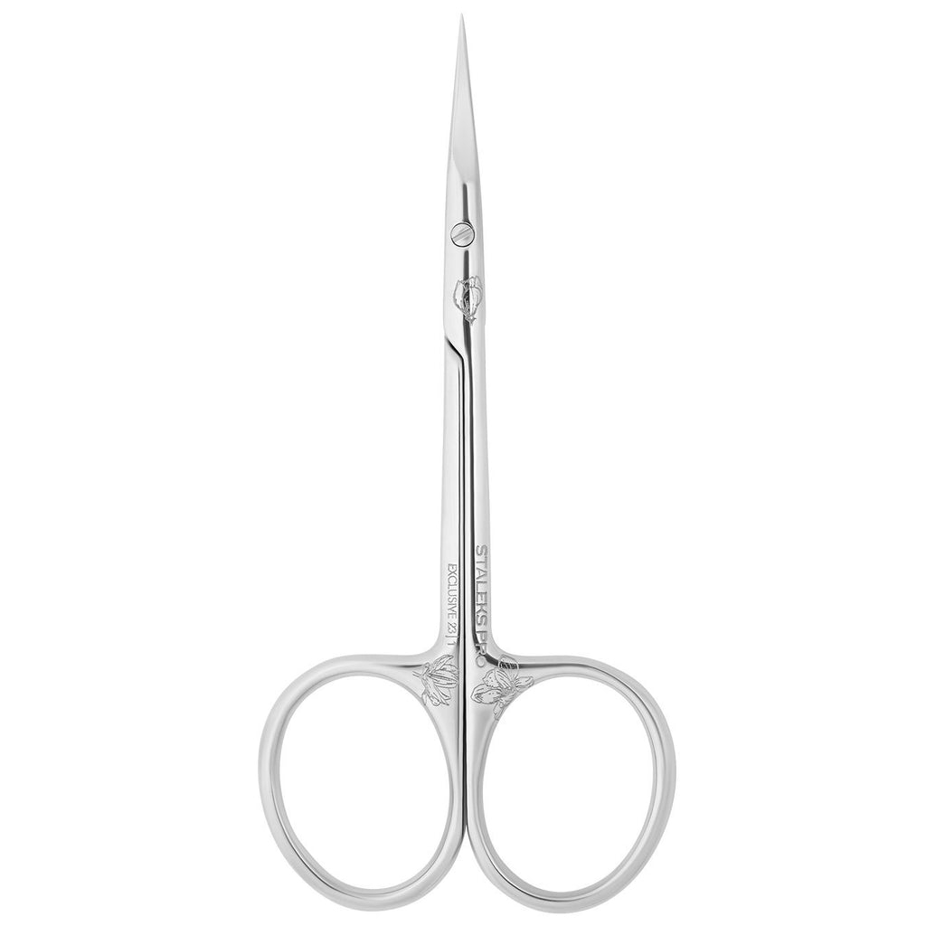 Staleks Pro Exclusive 23 Type 1 Professional Cuticle Scissors Elongated Handles Magnolia SX-23/1m