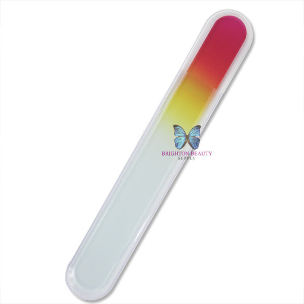 Crystal Colored Nail Files LARGE File (Orange-Yellow)