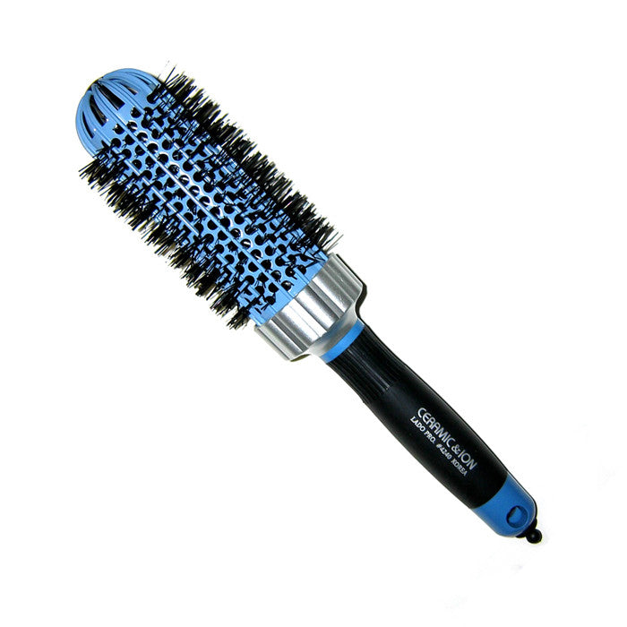 Lado Blue Ceramic Ionic Dome Type Hot Curling Brush 2.5 Inch 4240