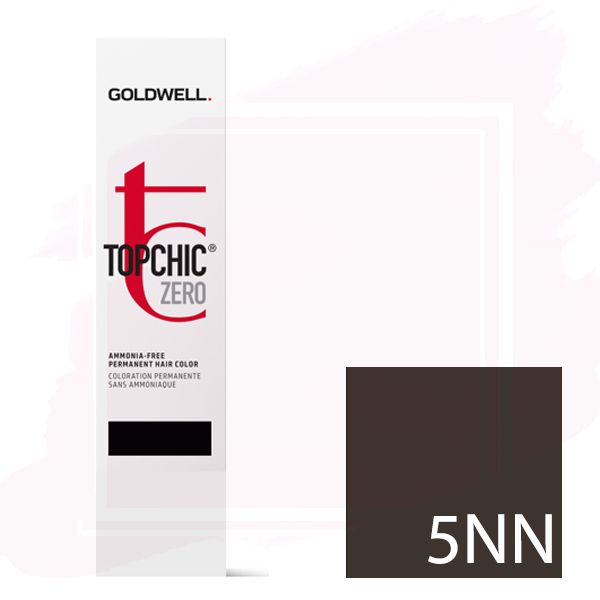 Goldwell Topchic Zero Ammonia Free Hair Color Tube 2.1 oz 5NN Extra Light Brown