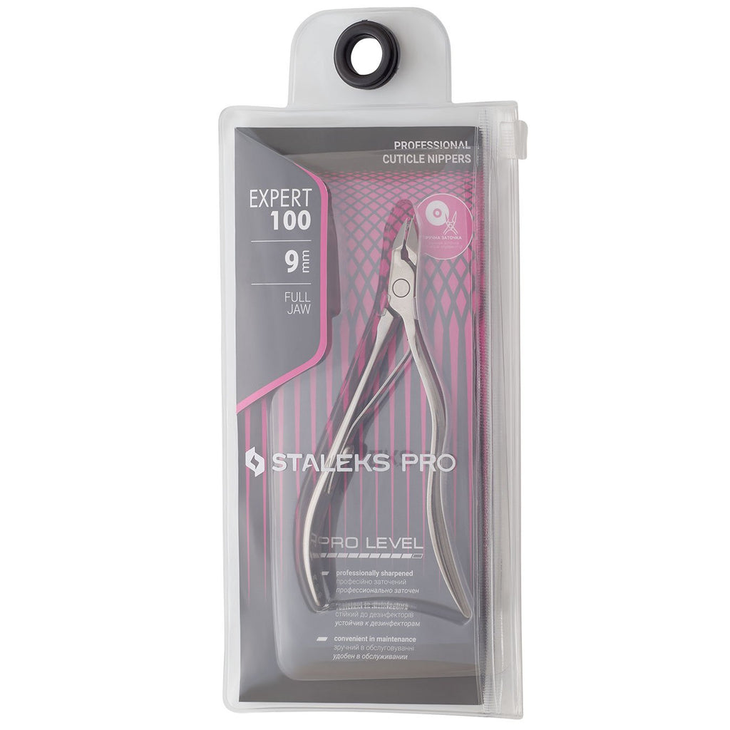 Staleks Pro Expert 100 Professional Cuticle Nippers 9 mm NE-100-9