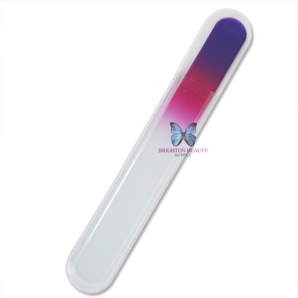 Crystal Colored Nail Files LARGE File (Violet-Magneta)