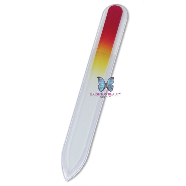 Crystal Colored Nail Files MEDIUM File (Orange-Yellow)