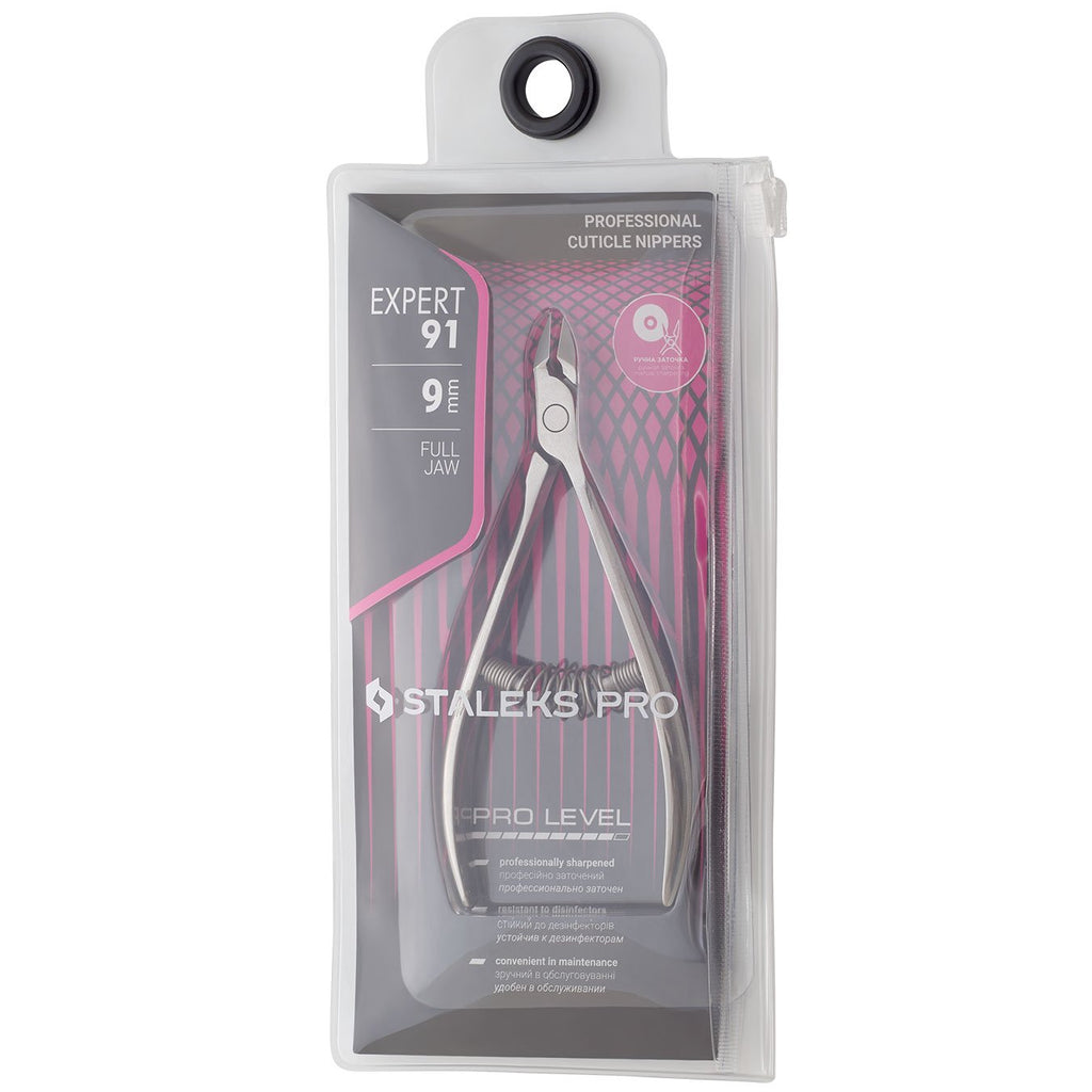Staleks Pro Expert 91 Professional Cuticle Nippers 9 mm NE-91-9
