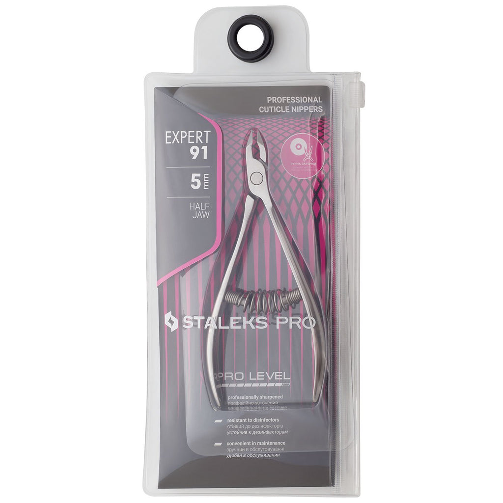 Staleks Pro Expert 91 Professional Cuticle Nippers 5 mm NE-91-5