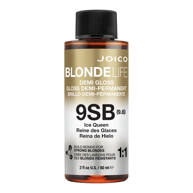 Joico Blonde Life Demi Gloss Liquid Toner 2 oz 9SB Ice Queen