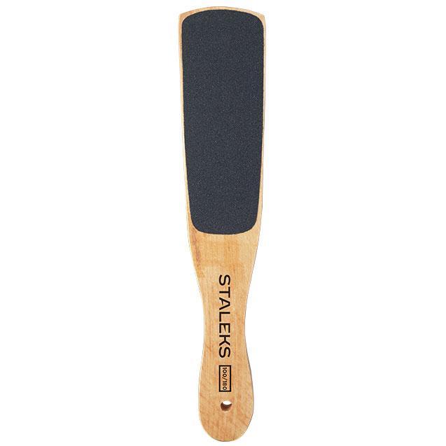 Staleks Beauty & Care 10 Type 2 Curved Wooden Pedicure Foot File Double-Sided 100/180 grit ABC 10/2