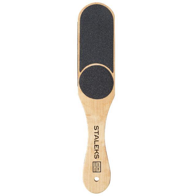Staleks Beauty & Care 10 Type 3 Multi Grit Wooden Pedicure Foot File Three-Sided 60/80/100/120 ABC 10/3