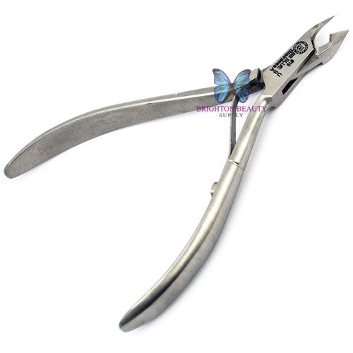 Bianco Brothers 4 Inch Cuticle Nipper BB Blue 19 Single Spring Half Jaw
