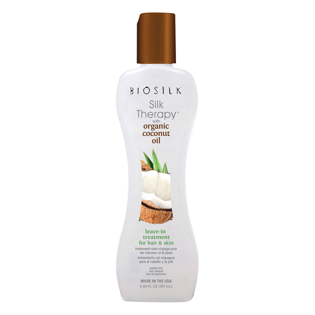 Biosilk Silk Therapy with Organic Coconut Oil Leave-In Treatment 5.64 oz
