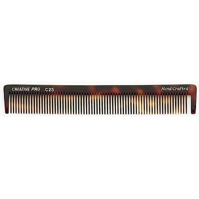 Creative Hair Tools Styling & Cutting 7.5 Inch Tortoise Handmade Tortoise Combs C25