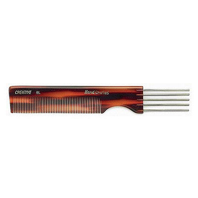 Creative Hair Tools Handmade Tortoise Combs C6LP
