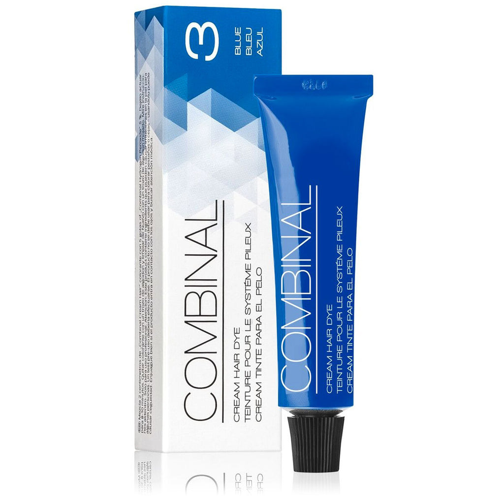 Combinal Cream Hair Dye Brown 0.5 oz Blue