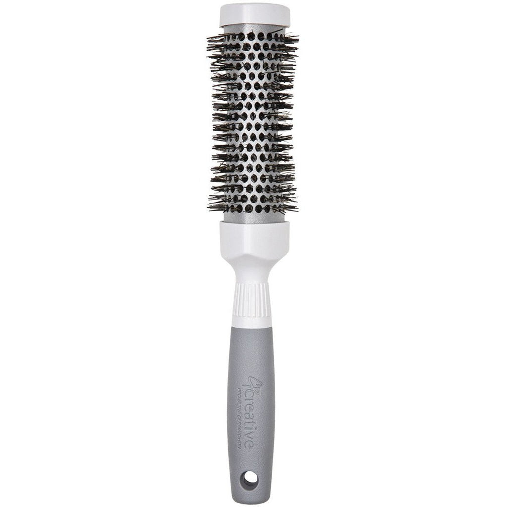 Creative Hair Tools T-Curve Hair Brush Silver Nano Ionic Large 3 Inch 200-TC