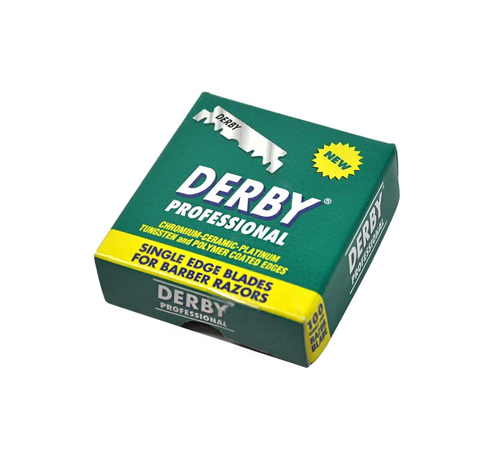 Derby Professional Single Edge Barber Shaving Razor 100 blades