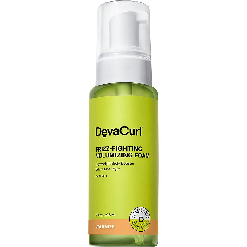 DevaCurl Frizz-Fighting Volumizing Foam Lightweight Body Booster 8 oz