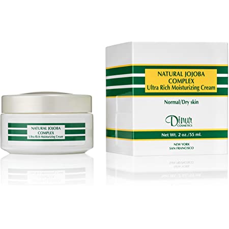 Dinur Natural Jojoba Complex Ultra Rich Moisturizing Cream Normal Dry Skin 2 oz