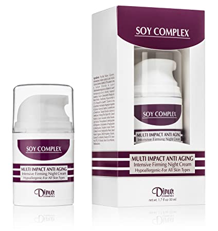 Dinur Soy Complex Multi Impact Anti Aging Firming Night Cream 1.7 oz