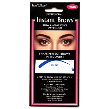 Fran Wilson Instant Brows Brow Shaping Stencil Round