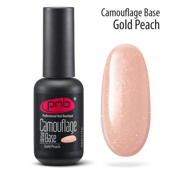 PNB Professional Nail Boutique UV/LED Gel Nail Polish Camouflage Base Shimmer Color 0.28 oz