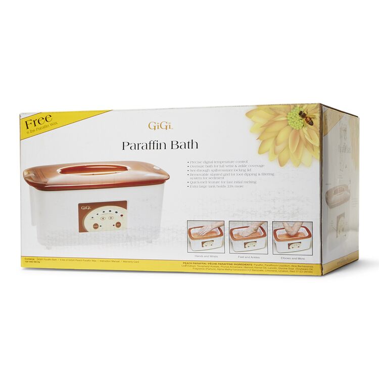 Gigi Digital Paraffin Bath With 6 lbs. of Peach Wax