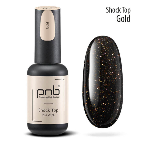 PNB Professional Nail Boutique UV/LED Shock Top Coat No Wipe 0.28 oz