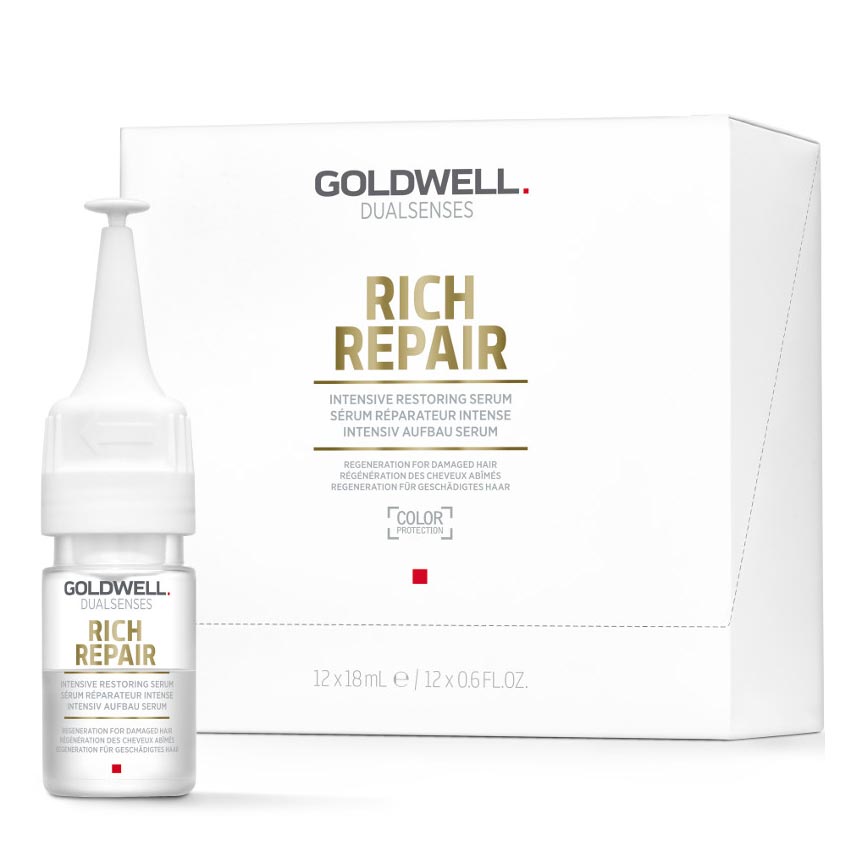 Goldwell Dualsenses Rich Repair Restoring Serum 12 Vial x 0.6 oz