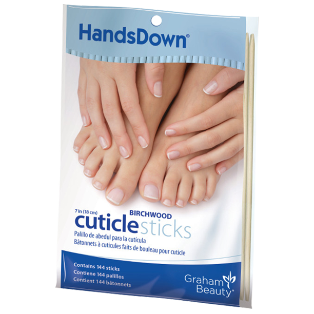 Graham Hands Down Birchwood Cuticle Sticks 7 Inches 144 Count