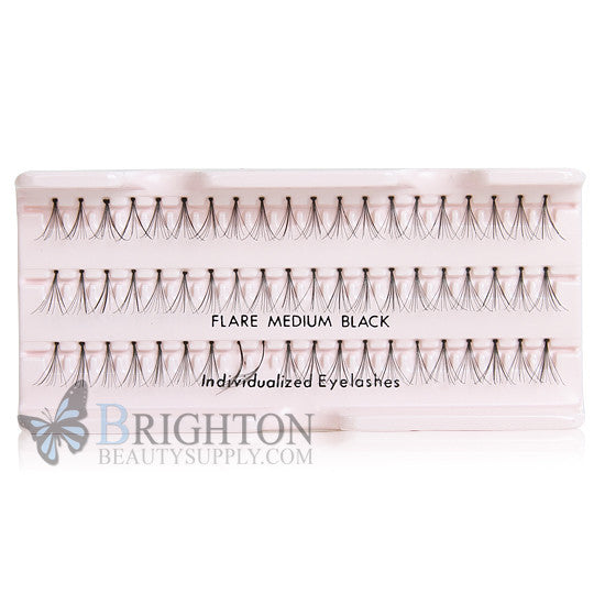 Beautee Sense Clear Band Individualized Eyelashes Flare Medium Black