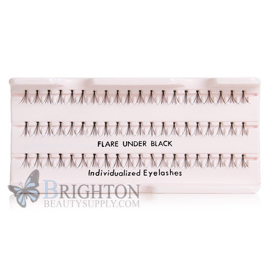 Beautee Sense Clear Band Individualized Eyelashes FLARE UNDER BLACK
