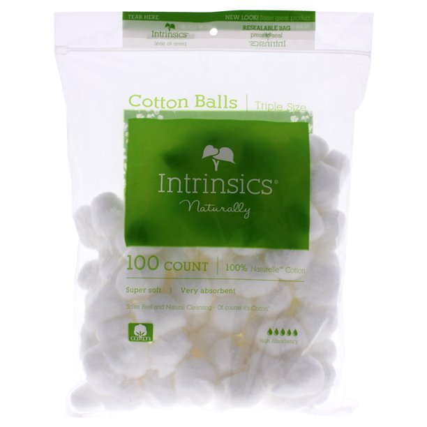 Intrinsics 100% Cotton Balls Triple Size 100 ct