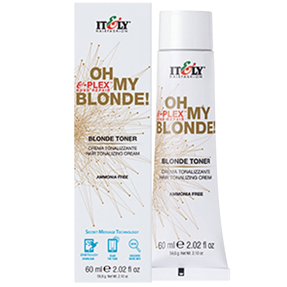 Italy Oh My Blonde E-Plex Bond Repair Blonde Toner Ammonia Free 2.02 oz Toner
