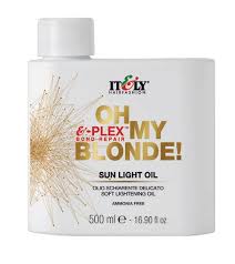 Italy Oh My Blonde E-Plex Bond Repair Sun Light Oil Ammonia Free 16.90 oz