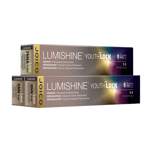 Joico Lumishine YouthLock Repair+ Permanent Creme Color 2.5 oz