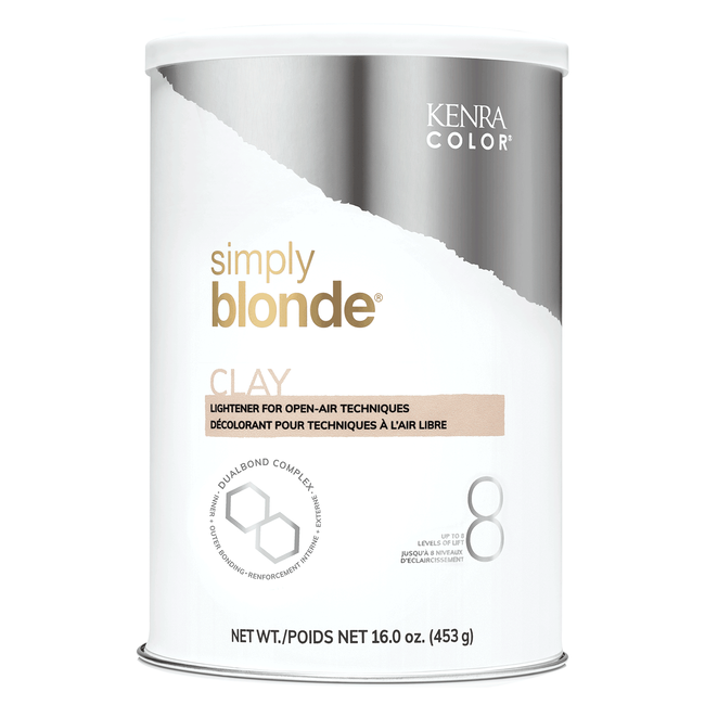 Kenra Simply Blonde Clay Lightener Up to 8 Levels of Lift 16 oz