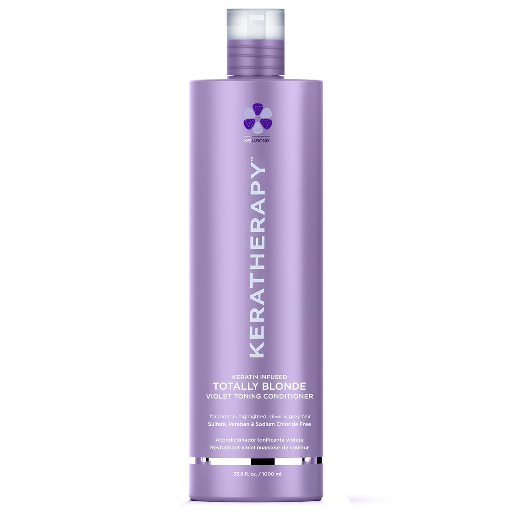 Keratherapy Keratin Infused Totally Blonde Violet Toning Conditioner 10.1 oz